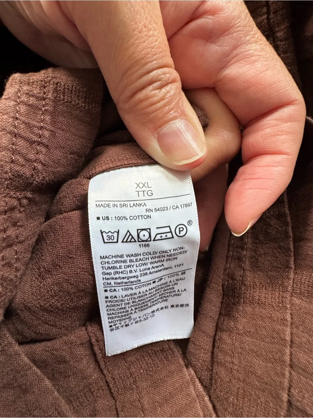 Banana Republic Short-Sleeve Button-Down Shirt in Brown
